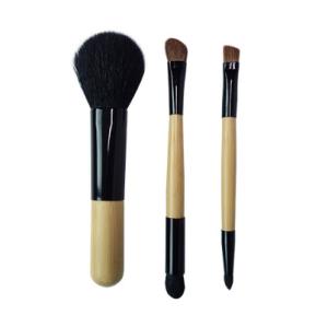 Quality 3pcs Cosmetic Brush Set , Mini Makeup Brushes For Travel wholesale