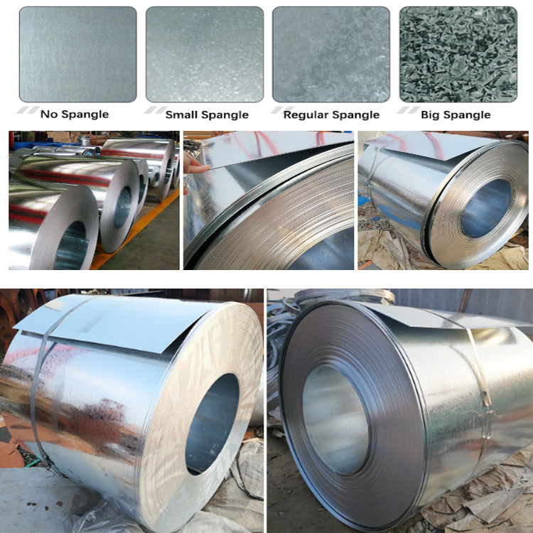 Z181 SGH340 SGH400 SGH440 Galvanized Coil 16 26 Gauge ASTM A653 For Building Roof