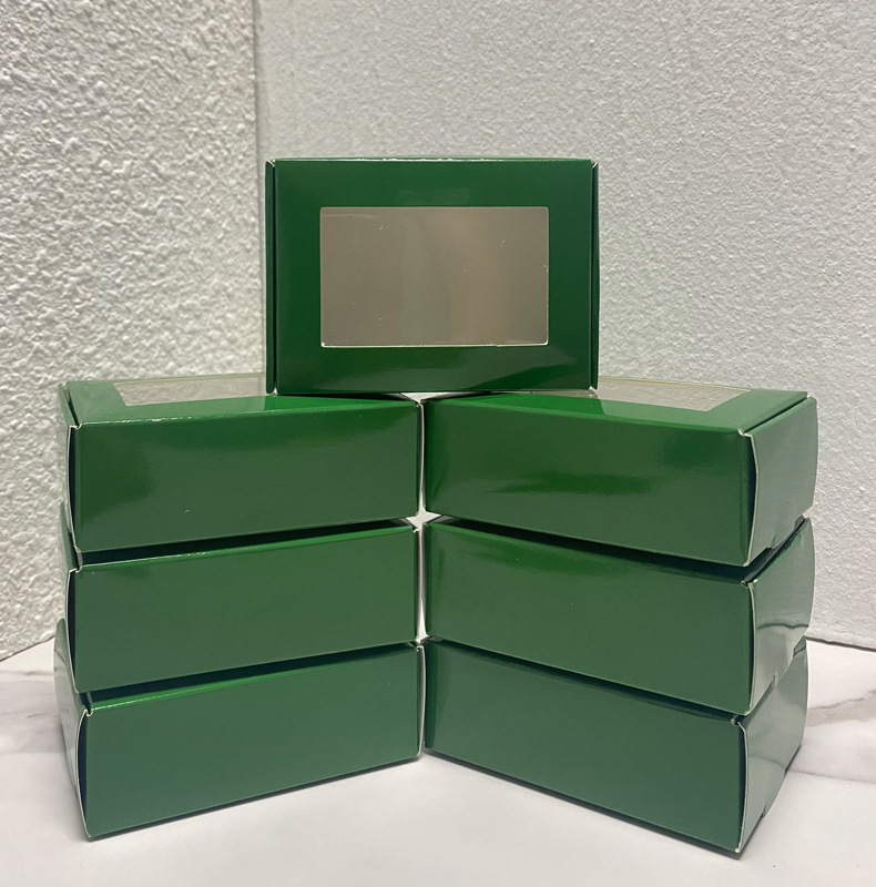 Shampoo Custom Logo Small Airplane Cosmetic Folding Paper Packaging Box with Clear Window