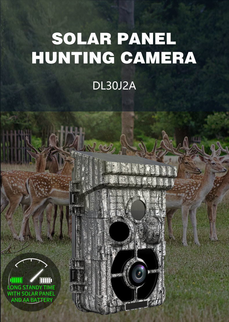32MP Hunting Trail Camera 60 Degree PIR Sending Angle Waterproof 4K / 10fps