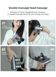 Quality 3 Modes Deep Tissue Massage Gun With Replaceable Battery 2500mah wholesale