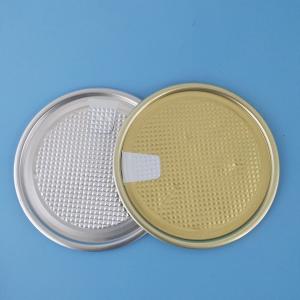 Quality High Temperature Sterilization Cans Peel Off Lid Food Cans Easy Open Lid Gold Color EOE wholesale