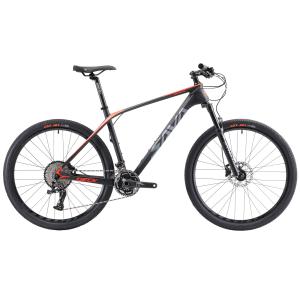 Quality Black red Savadeck Carbon Fiber Mountain Bike 27.5/ 29 inch wholesale