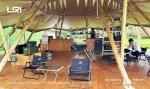 High Quality Canvas Outdoor Large Tipi Tent For Glamping 20-120 People