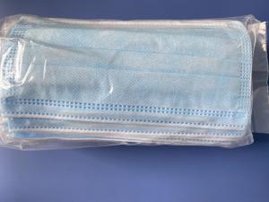 Quality Elastic Ear Loop Blue Disposable Medical Face Mask wholesale