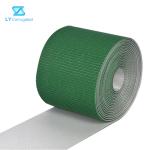 4.5mm Corrugation Machine Parts , 2 Ply Green Pvc Conveyor Belt