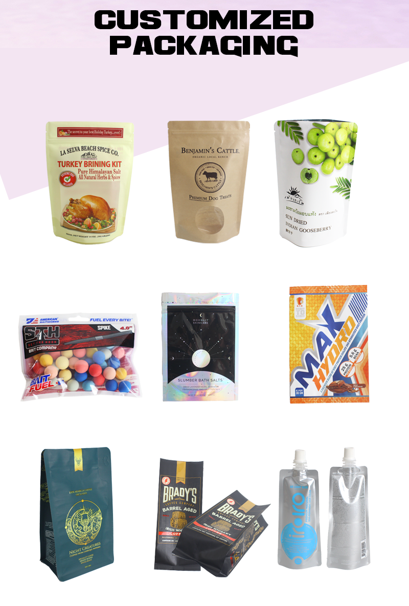 Resealable Matte Finish Smell Proof Custom Stand Up Pouch For Pill