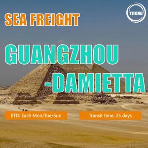 Quality Ocean Freight For Container FCL/LCL Sea Shipping Transportation To Damietta Egypt wholesale
