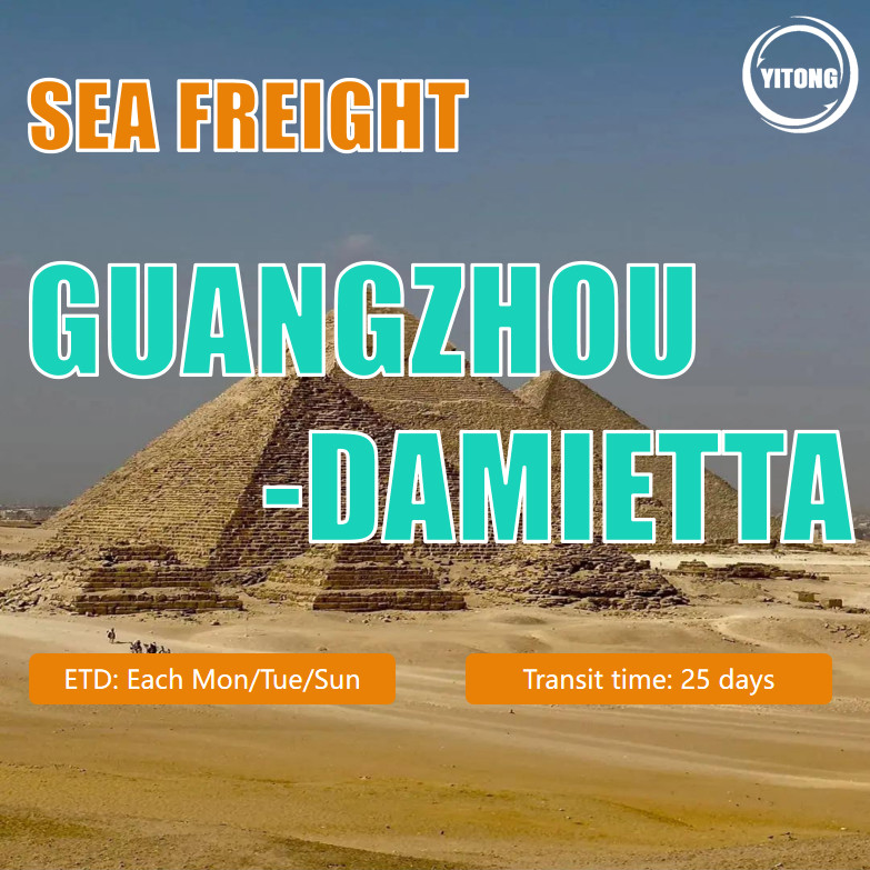 Ocean Freight For Container FCL/LCL Sea Shipping Transportation To Damietta Egypt