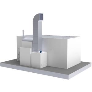 Quality Square Tube Welding and Aluminum Frame for Air Unit Installation in Spray Booth wholesale