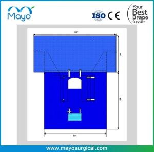 Quality Complex Material Surgical Bariatric Drape With 3M Film wholesale