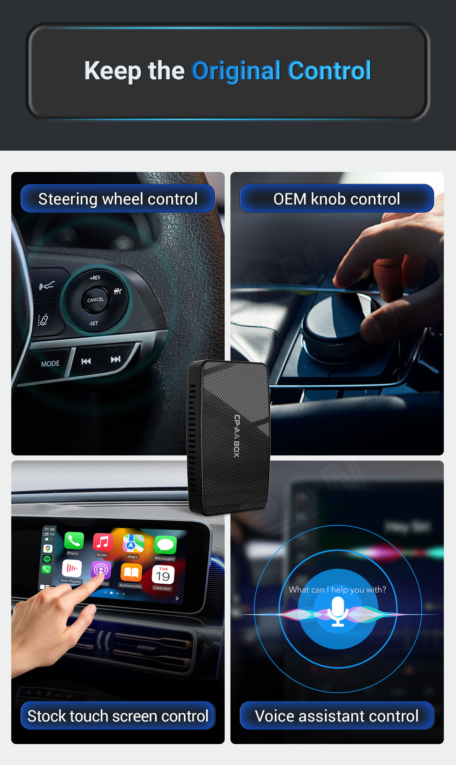 Wired To Wireless Android Auto Carlinkit Carplay Box For Automotive Interconnection