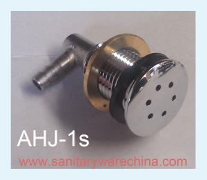 Quality bathtub air jets /spraying /brass bathtub air bubble AHJ-1s single wholesale