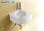 Sanitary ware ceramic sink wall mounted wash basins 370*370*160 mm