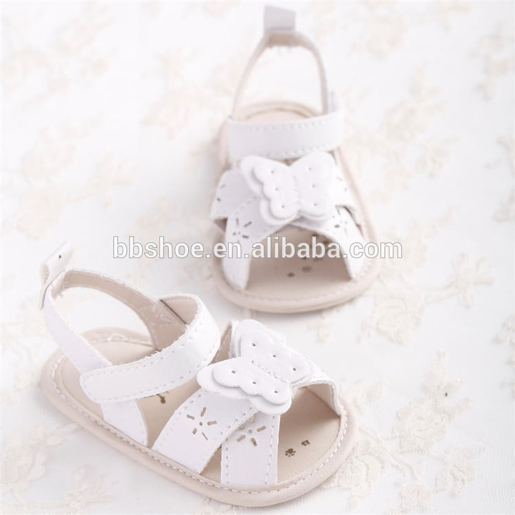 high quality infant Sandals Butterfly soft-sole Newborn Toddler baby shoes for Boy and Girl