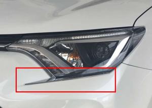 Quality TOYOTA New Auto Accessories For Rav4 2016 Chromed Head Lamp Garnish wholesale
