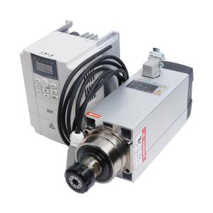 Quality 6KW Motor Drive 18000rpm Air Cooled Square Spindle for Wood Carving Machinery Repair Shops wholesale