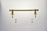 Extra Size Plastic Coffin Handles Electronic Plating Treatment SGS Approved