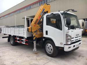 Quality ISUZU Truck Mounted Telescopic Crane For Construction Material Transportation wholesale