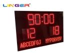 Waterproof Cabinet 15'' Digit Led Soccer Scoreboard With Team Name