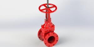 Quality Ductile Iron UL FM Approved Gate Valve Temperature Range -10C To 80C wholesale