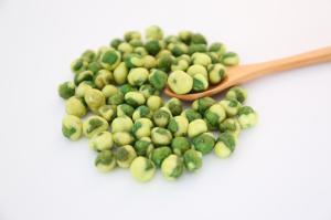 Quality HACCP Fried Yellow Wasabi Coated Green Peas Packing OEM wholesale