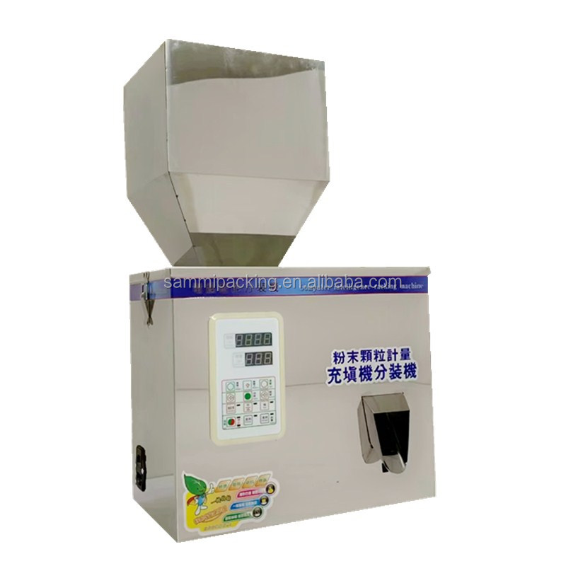 100g granules tea leaves potato chips powder spiral weighing machine packing filling machine