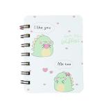 a7 Diary Journal Notebook spiral Cartoon Printed With 80 Sheets