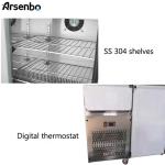 Multiscene Pizza Refrigerated Counter Fridge SS304 Wear Resistant