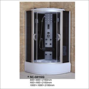 Quality Massage Steam Sauna Glass Bathroom Shower Stalls , Multi Functional Shower Units wholesale