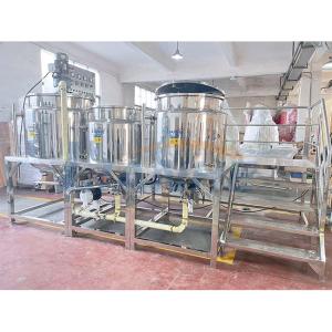 Quality SUS304 Cosmetic Mixing Tank wholesale
