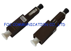 Quality FTTX Networks Fibre Optic Attenuator , Single Mode Fixed Optical Attenuator MU wholesale