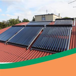 Quality 316 Stainless Steel Vacuum Tube Solar Collector CE 45 Degree Angle wholesale