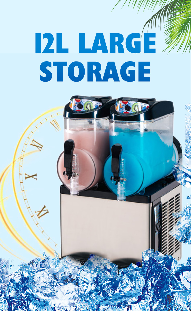 24l Slushie Puppy Machine 12L Regular Treble Margarita Daiquiri Machine