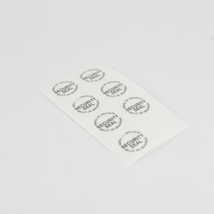Quality Adhesive Advertising Agency Business Cards Label Personalised Logo Stickers wholesale