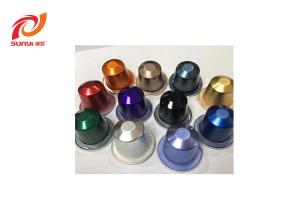 Quality Nespresso Compatible Coffee Capsule Recyclable Environmental Friendly Aluminum Nespresso Coffee Capsules wholesale