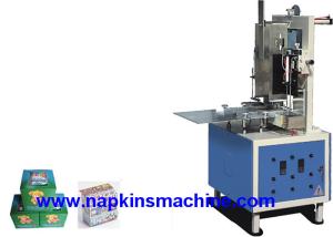 Quality Semi Automatic Facial Tissue Packing Machine / Carton Box Packing Machine wholesale