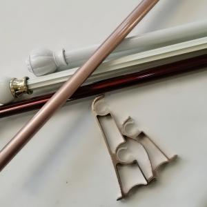 Quality Home 6.7 Meter 28mm Single Bracket Simple Curtain Rod wholesale