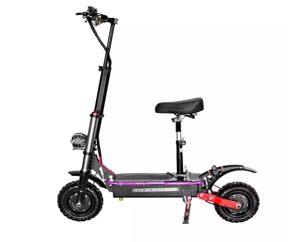 Electric Scooter LCD Display Battery Hidden Dual Motor High Speed Self Balancing E Scooter