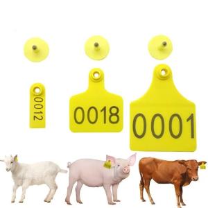 Quality TPU Livestock ID Tags Non Polluting Animal Identification Tags wholesale