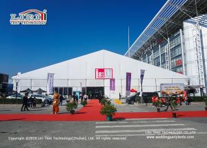 Quality 40x60m 2000 Capacity Outdoor Exhibition Tents With PVC Walls / White Wedding Tents wholesale