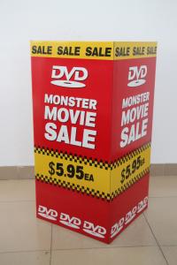 Quality Printed Dump Bin Display , Commercial Cardboard Retail Display Boxes wholesale