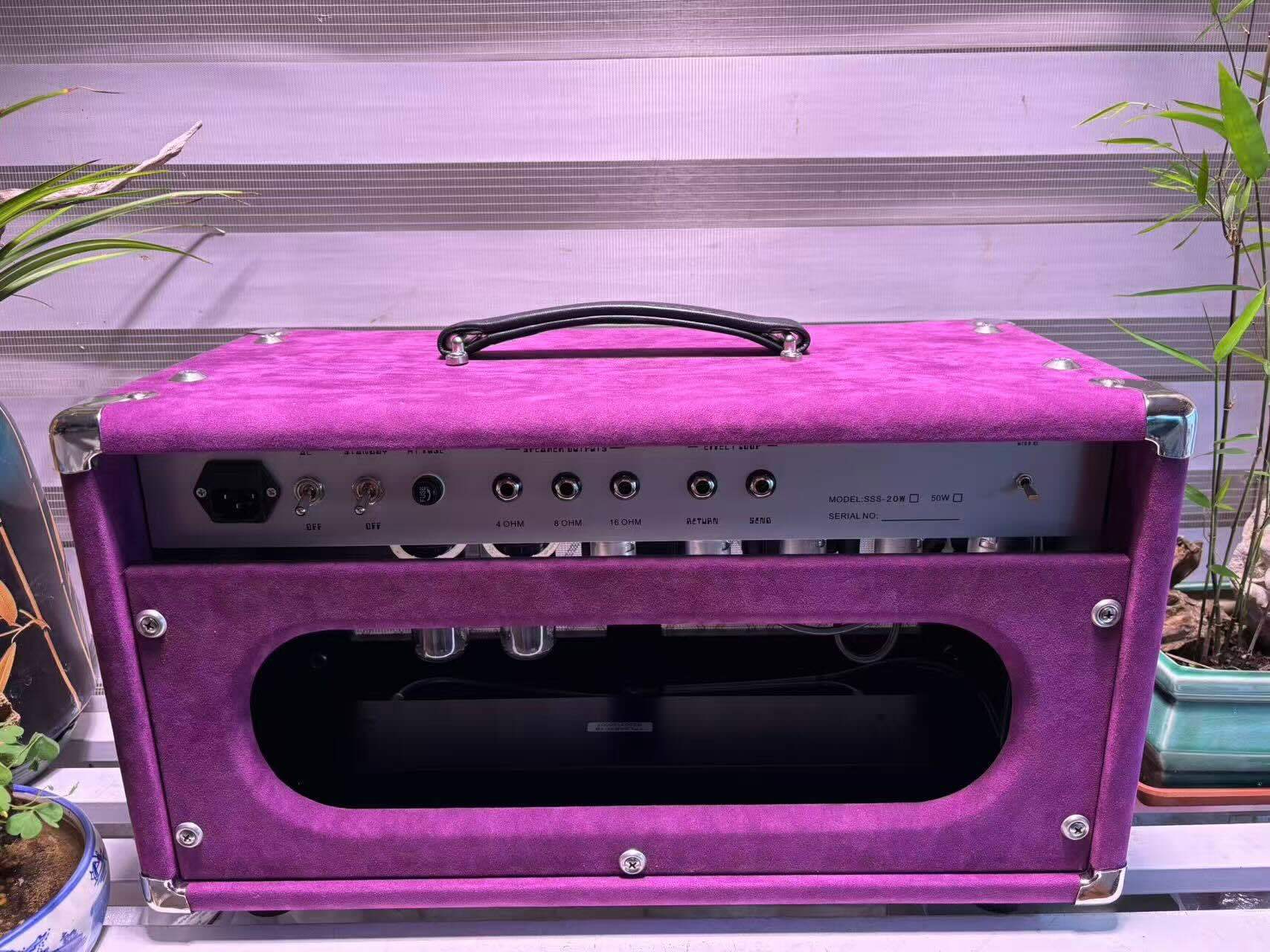 Custom Dumble CLONE Steel String Singer Head 20W 50W 100W with Suede Color, Grand Amplifier SSS Model