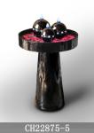 Warm Led 80cm Fiberglass Water Fountain With Lights