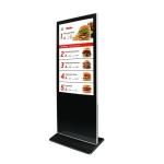 65 Inch Digital Signage Menu Boards Square Self Service Kiosk For Restaurants