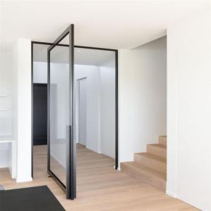 Quality Modern Design Aluminium Pivot Front Doors Commercial Maintenance Resistance wholesale