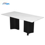 Aluminum Frame 1800mm Length Ceramic Kitchen Table Easy To Maintain