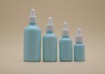 Blue Coating Essential Oil Dropper Bottles White Ceramic Bottle For Personal