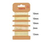 ODM Polyester Ribbon 2mm 10mm 15mm Christmas Gift Wrap Ribbon