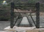 Versatile Prefabricated Steel Bridge , Army Bailey Bridge Construction